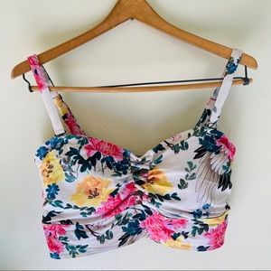 Torrid Floral Bikini or Crop Top SZ 1